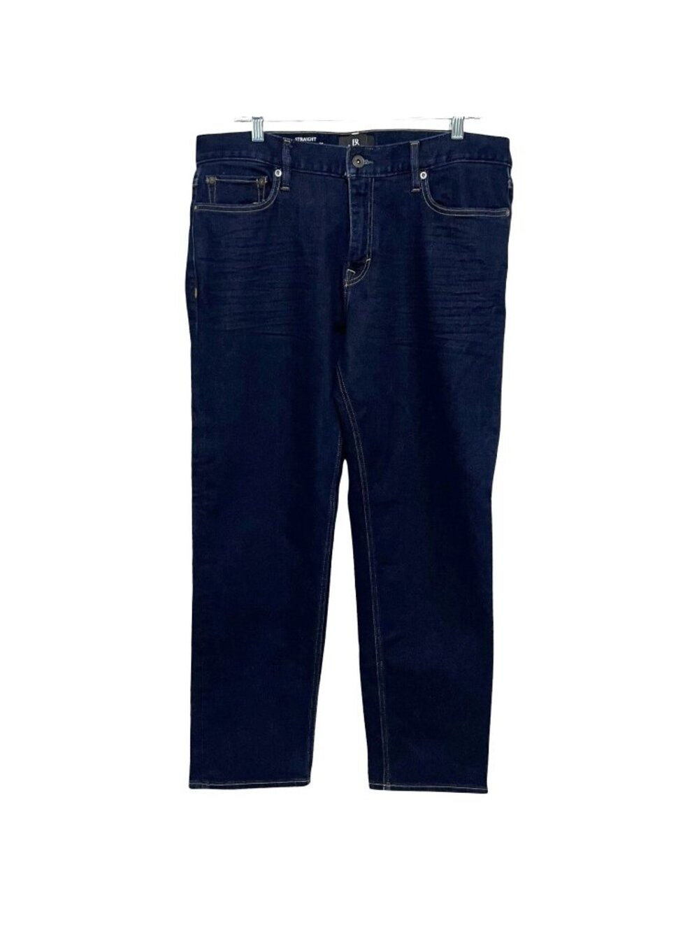 Banana Republic Mens Straight Fit Traveler Stretch Dark Denim Jeans 35 x 30 NWT